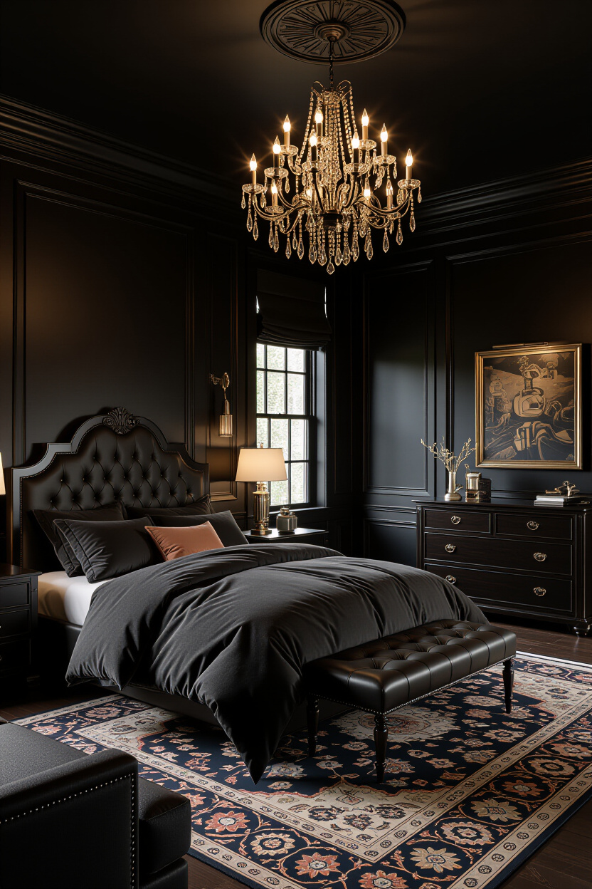 Master Bedrooms Decor Dark: Rich and Regal