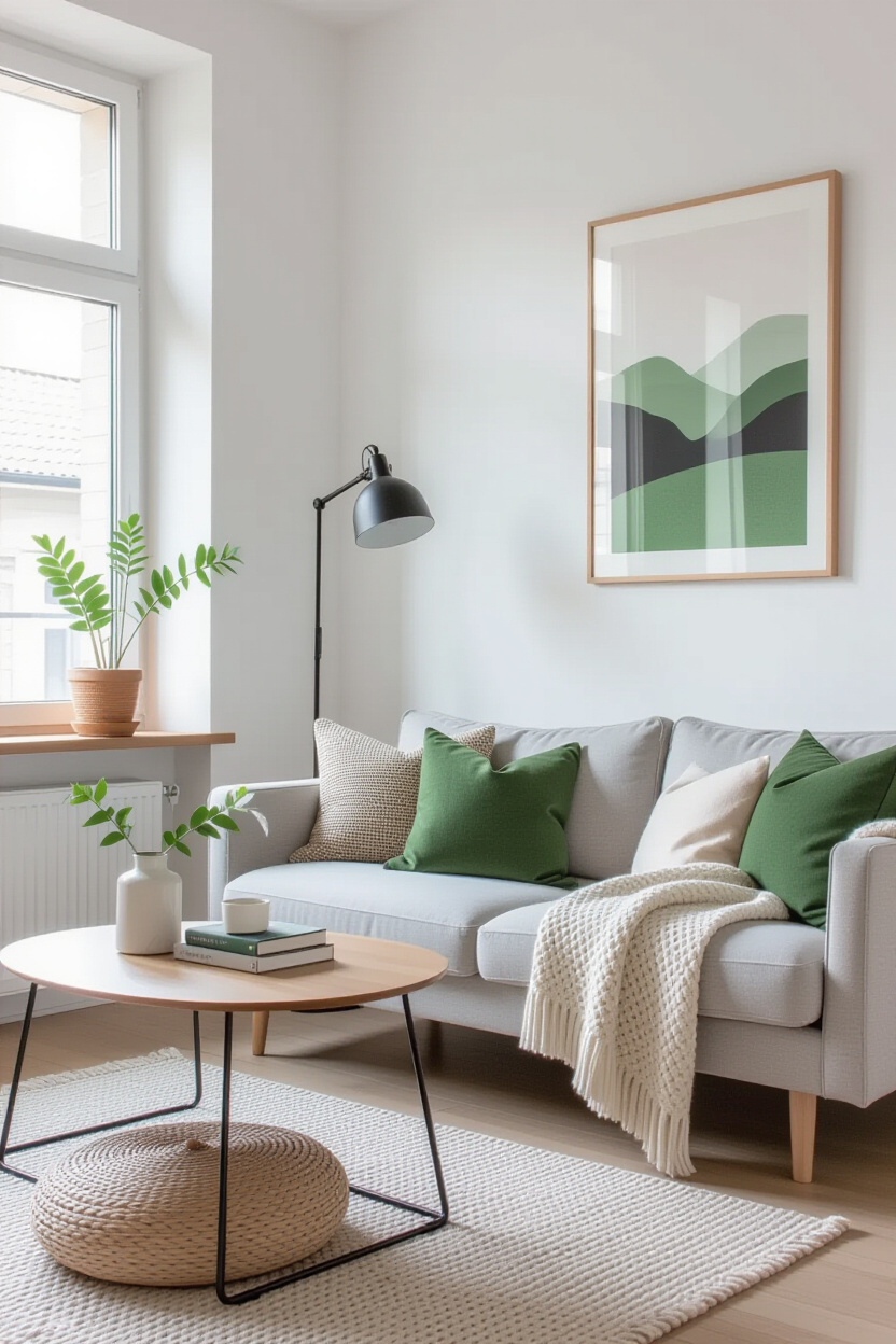 Minimalist Cozy Living Room Apartment