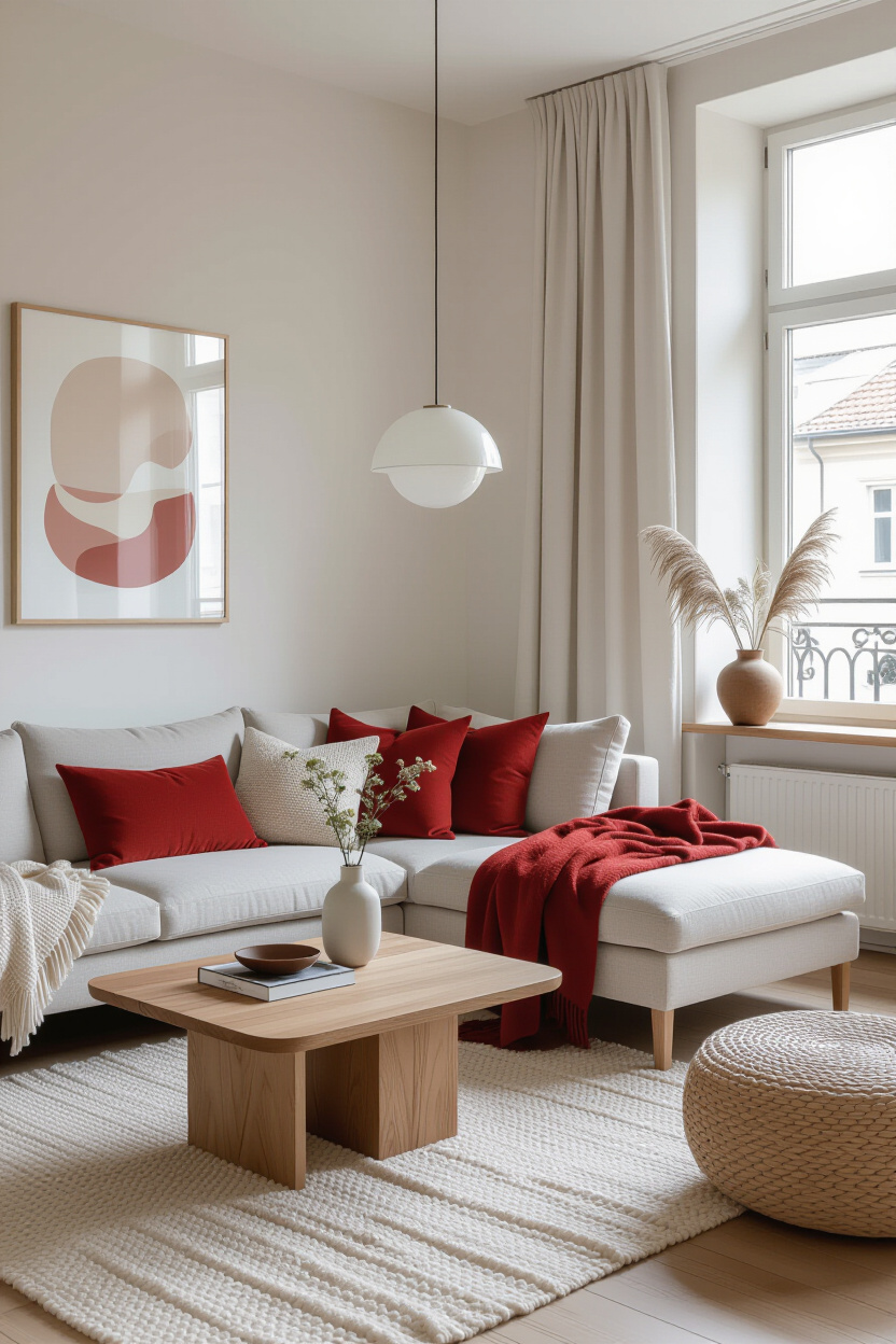 Modern Cozy Minimalist Living Room