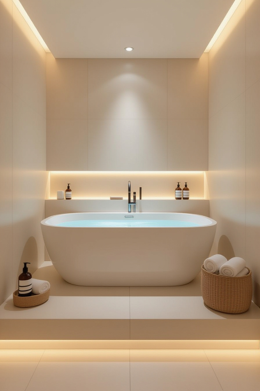 Modern Spa Bathroom: Serenity Meets Sophistication