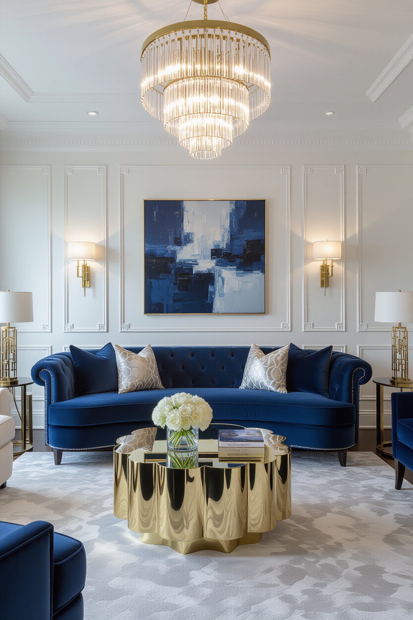 Navy Blue Couch Living Room Decor: Adding Depth and Drama to Your Room