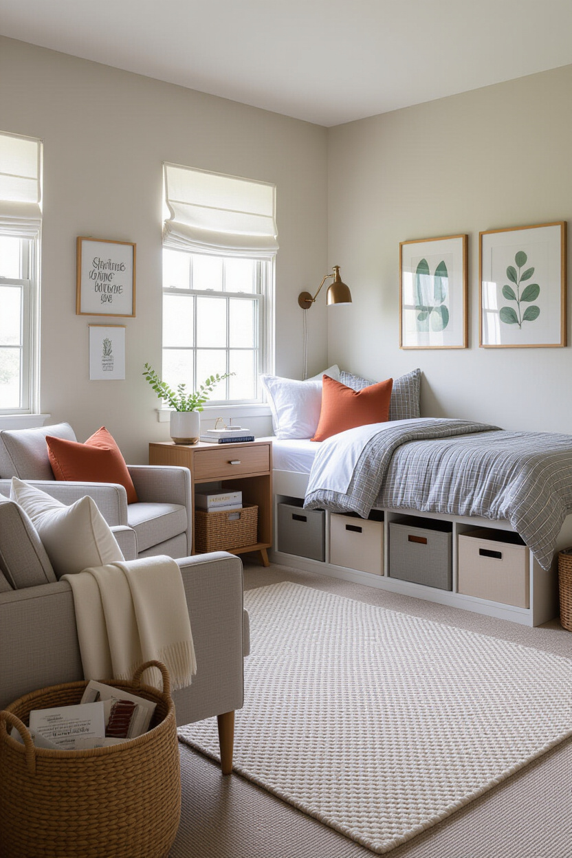 Neutral Dorm Room Ideas: Cosy and Chic
