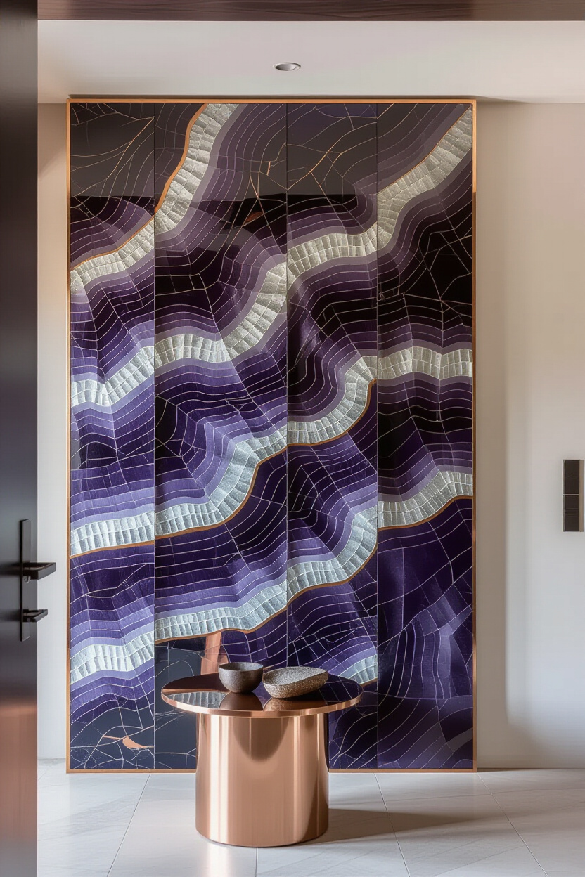 Refined Black Accent Wall Appeal