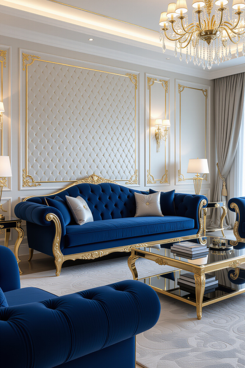 Royal Blue Couch Living Room Ideas: Injecting Luxury into Your Space