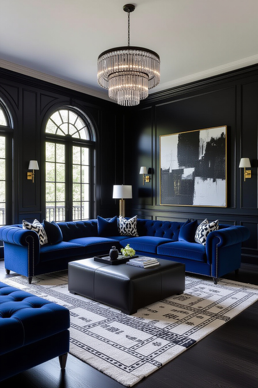 Royal Blue Couches Living Room Decor: A Bold Statement Piece