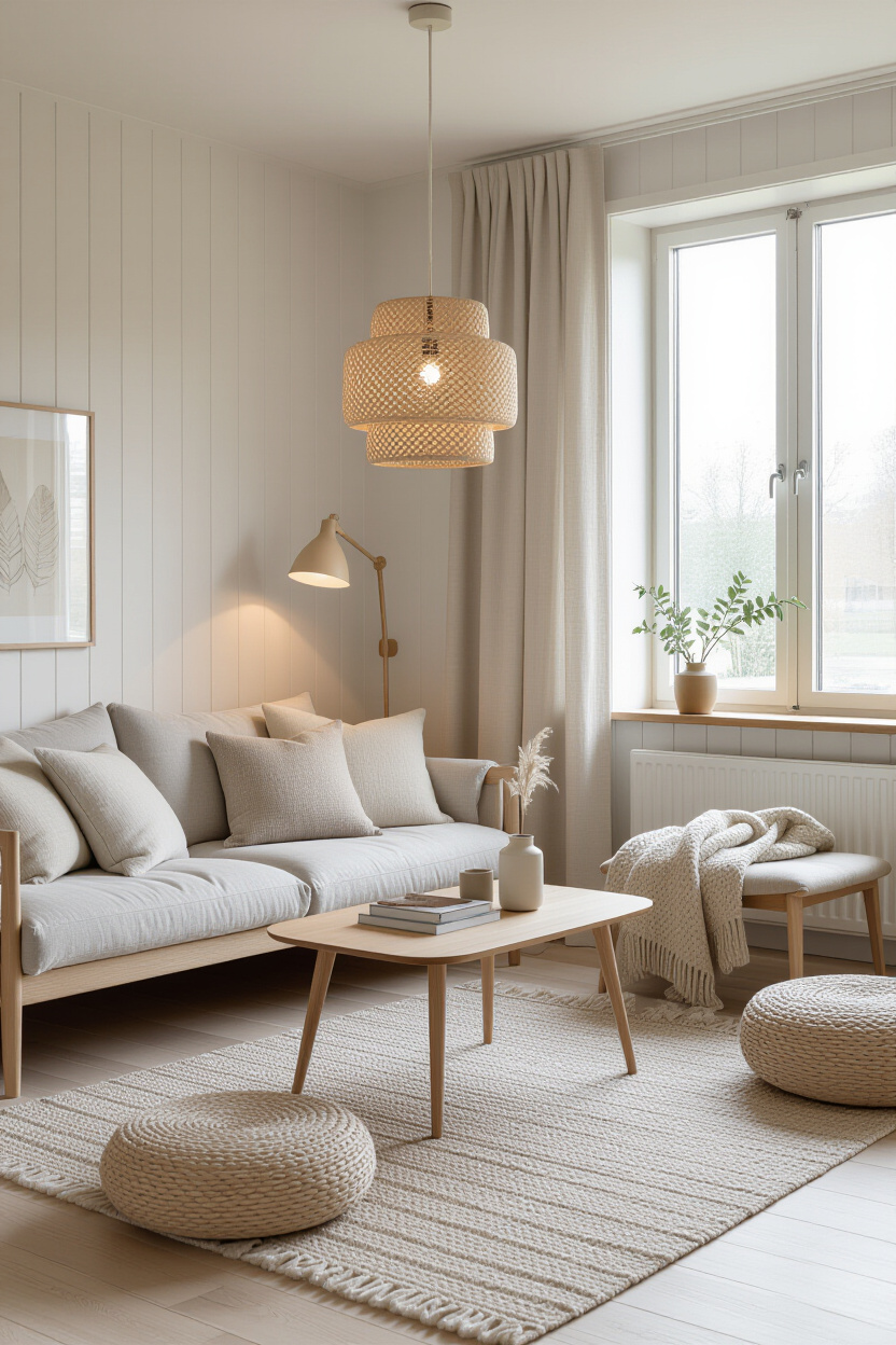 Scandinavian Living Room: Cosy Minimalism