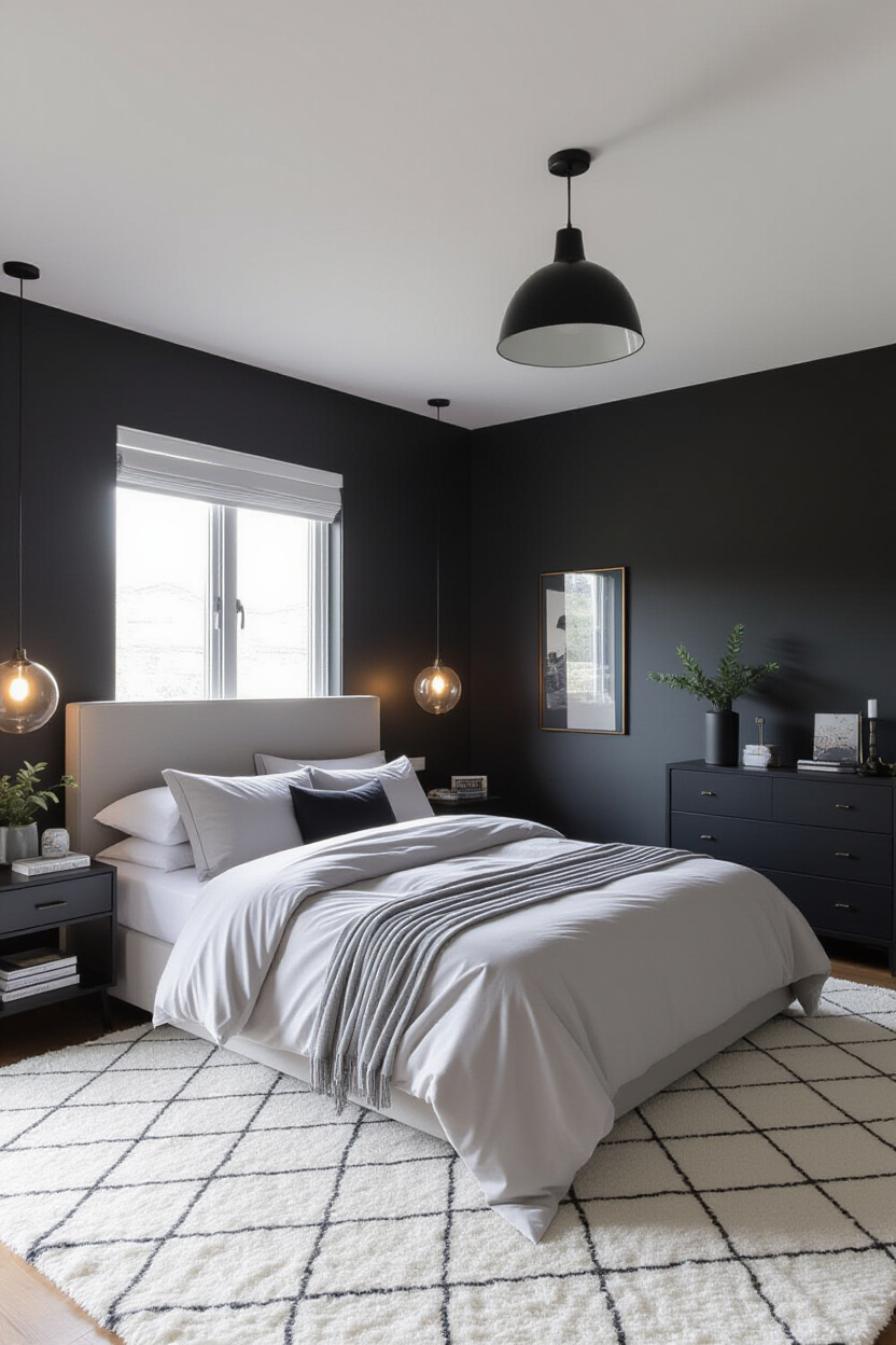 Transform Your Room with Dark Interiors Bedroom Style