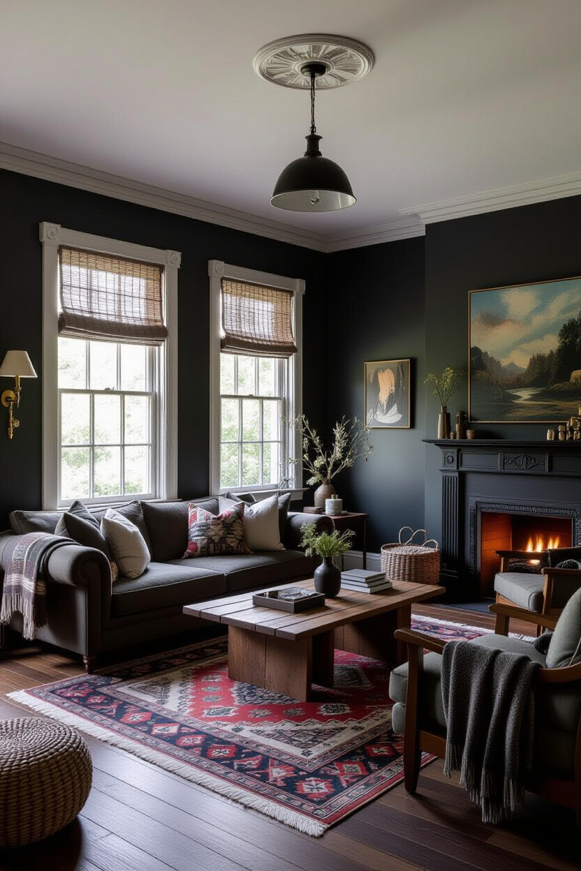 Unveiling the Dark Boho Living Room Aesthetic