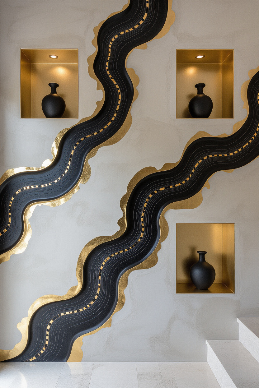 Vivid Black Accent Wall Magic