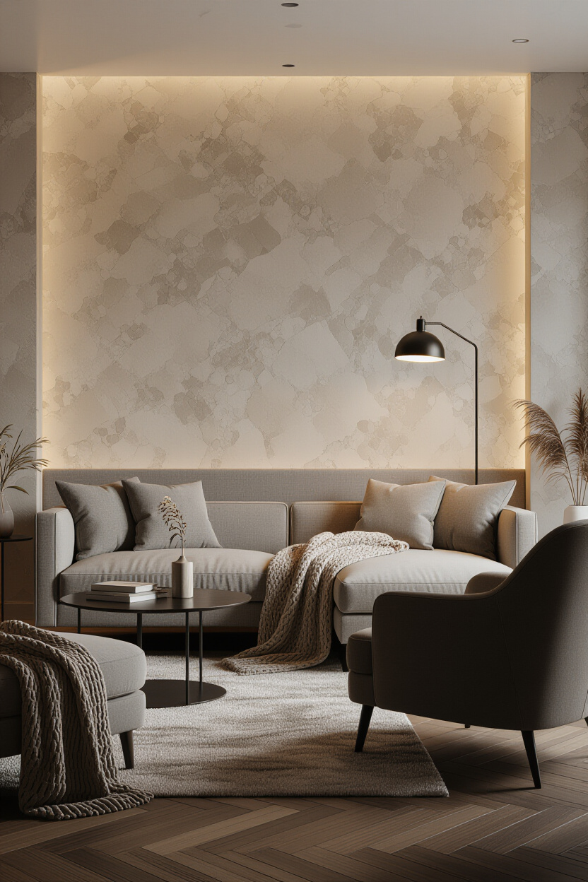 Wallpaper Wonders for a Cosy Living Room