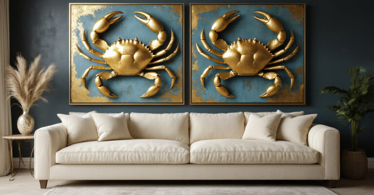 Modern Coastal Artwork for Living Rooms