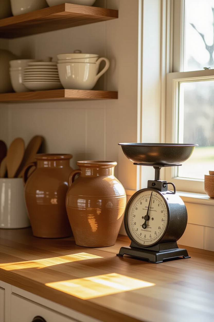 Antique Farmhouse Kitchen Styling