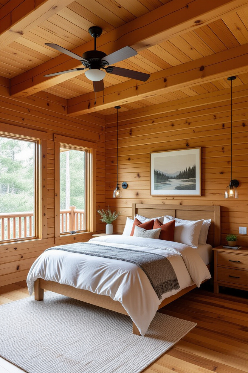 Cedar Log Home Interior: The Warmth and Aroma of Natural Wood