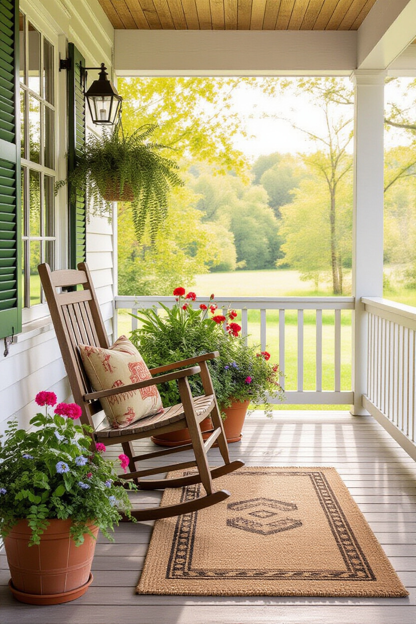 Charming Entryways: Decorate Your Front Porch with Rustic Country Look