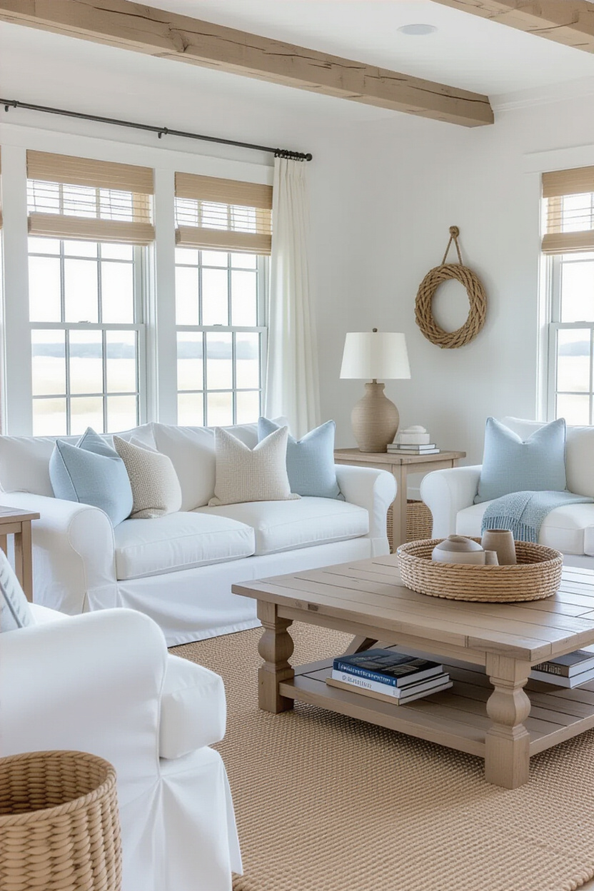 Coastal Farmhouse Decor Ideas for a Breezy Look