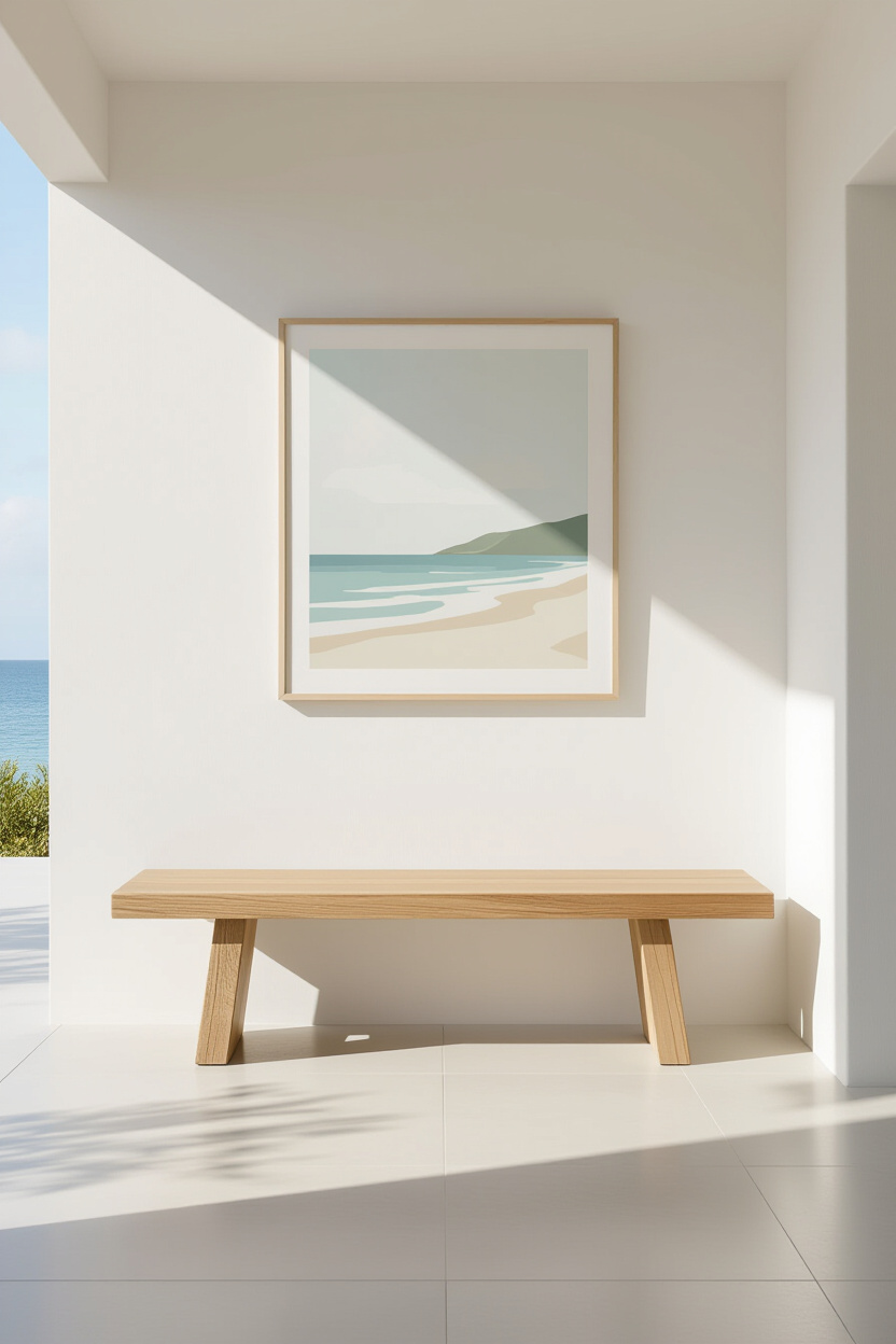 Coastal Minimalist Decor for a Relaxing Home Space