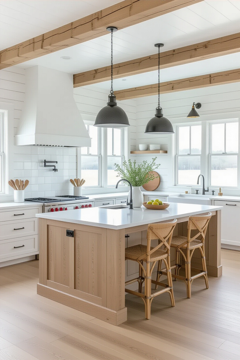Creating a Functional Coastal Farmhouse Kitchen