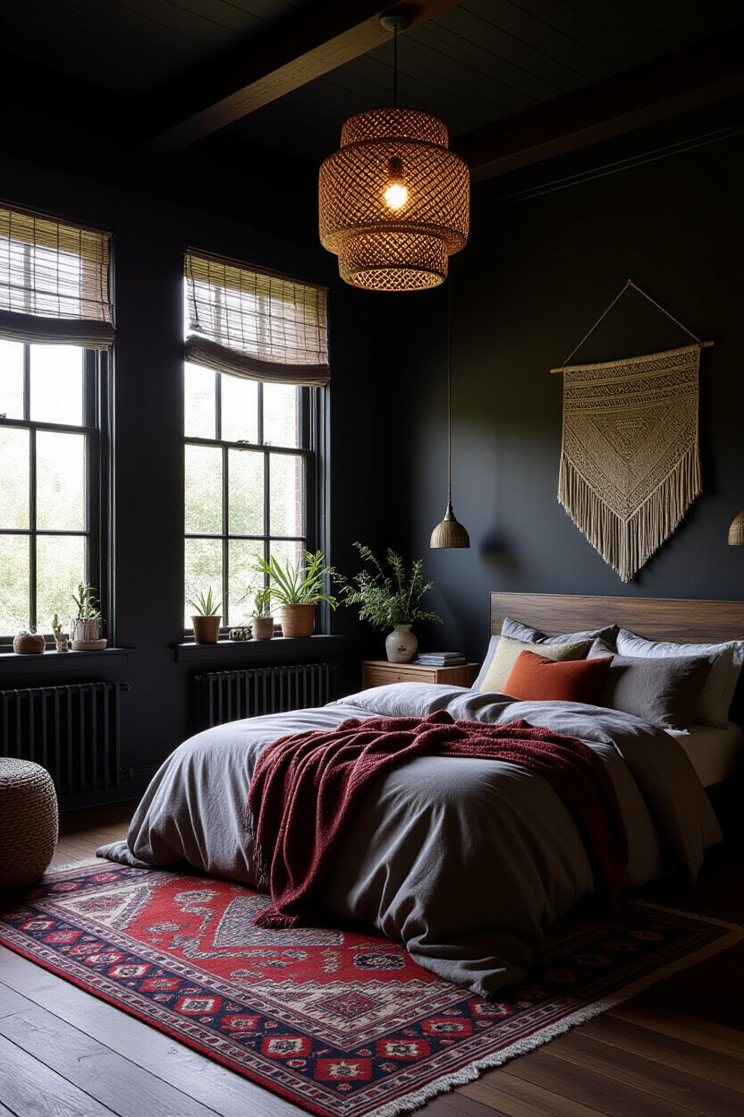 Dark Boho Interior: Moody and Mysterious