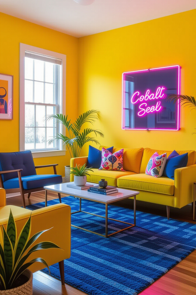 Designing a Bright Eclectic Decor Living Room Space