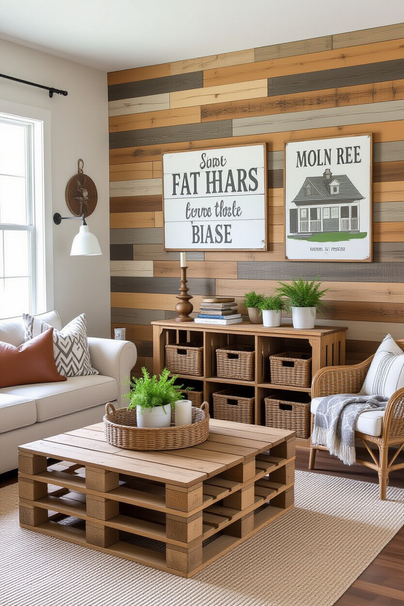 Diy Farmhouse Decor Living Room Projects
