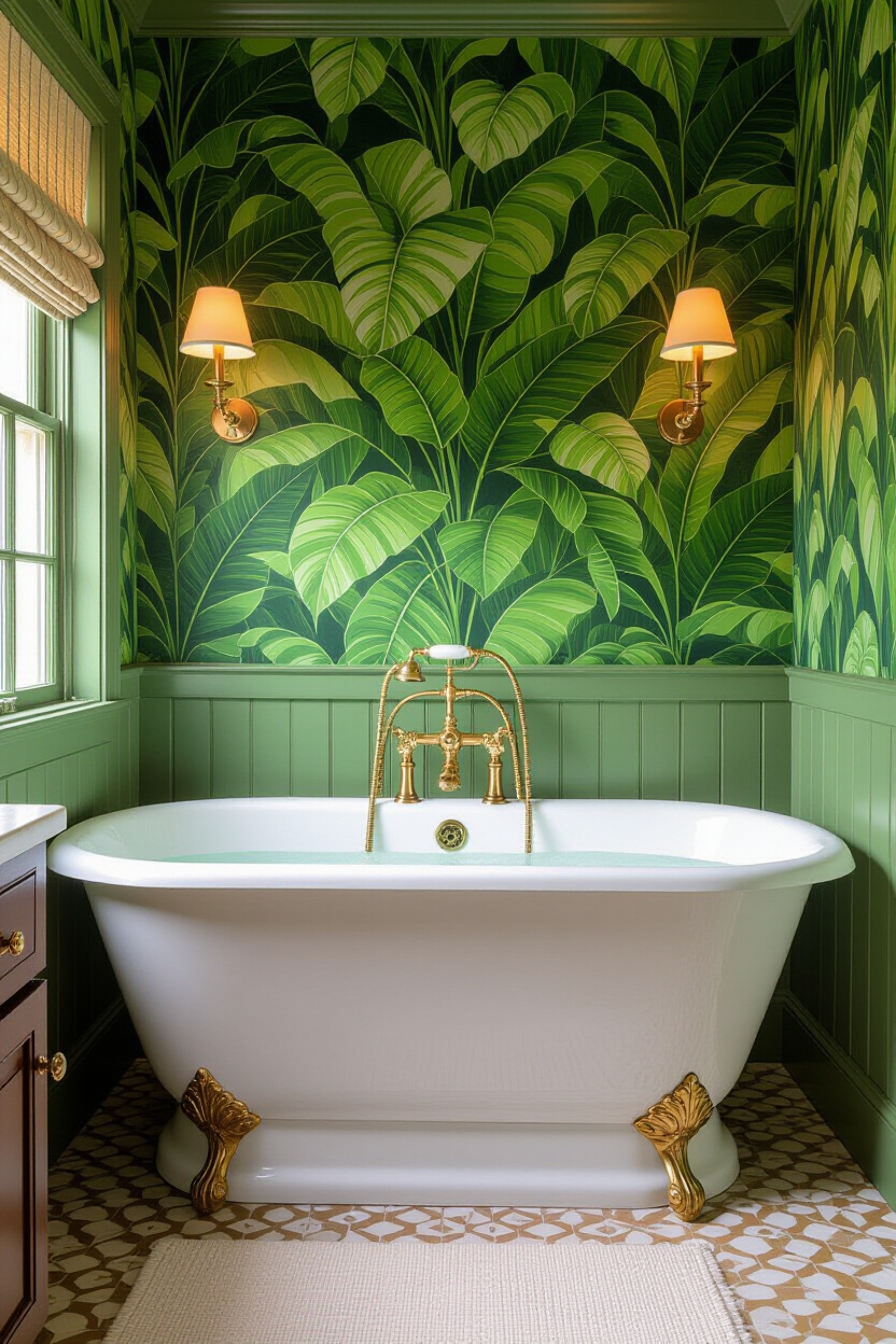 Eclectic Maximalist Bathroom: Vibrant and Bold Designs