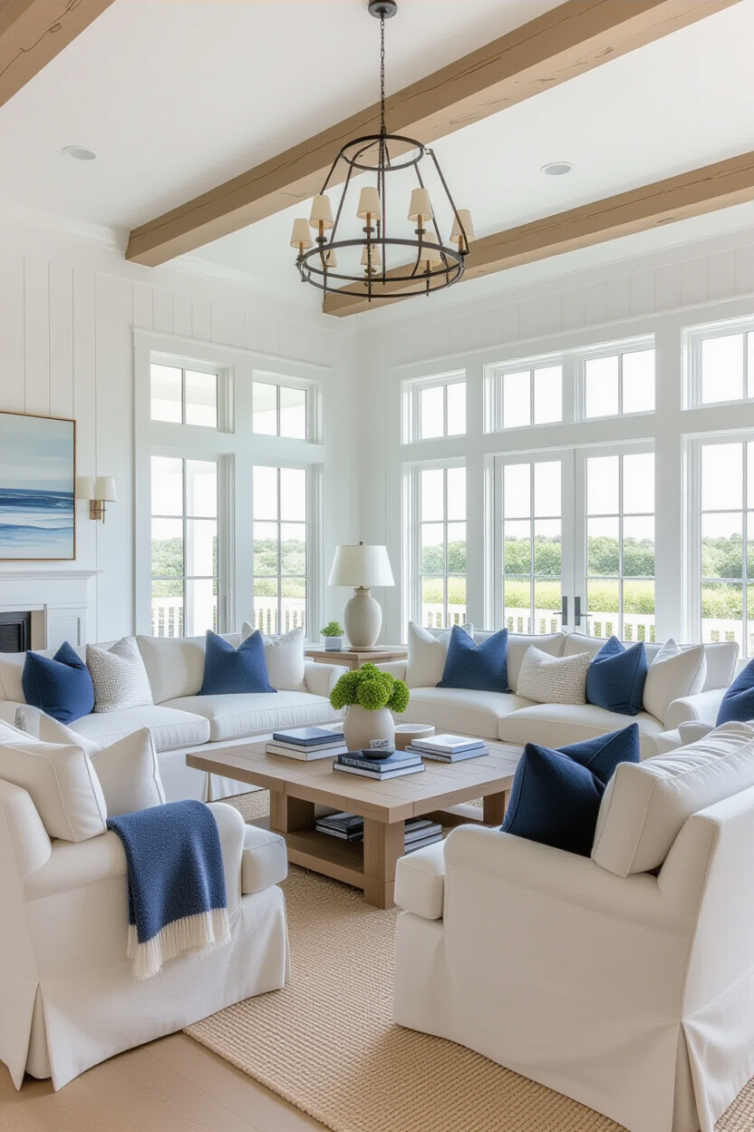 Hamptons Beach House Decor: Classic Coastal Chic
