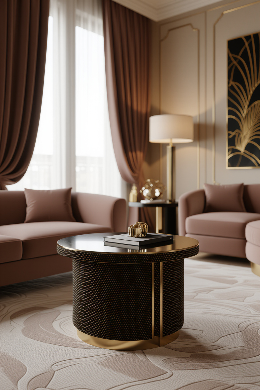 Layering Art Deco Texture for a Luxurious Interior Space
