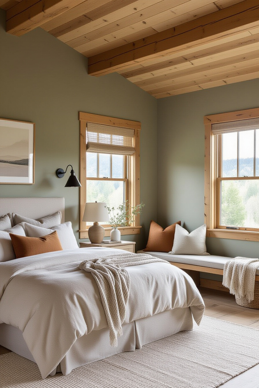 Log Cabin Interior Paint Colors Bedroom: Creating a Serene Escape