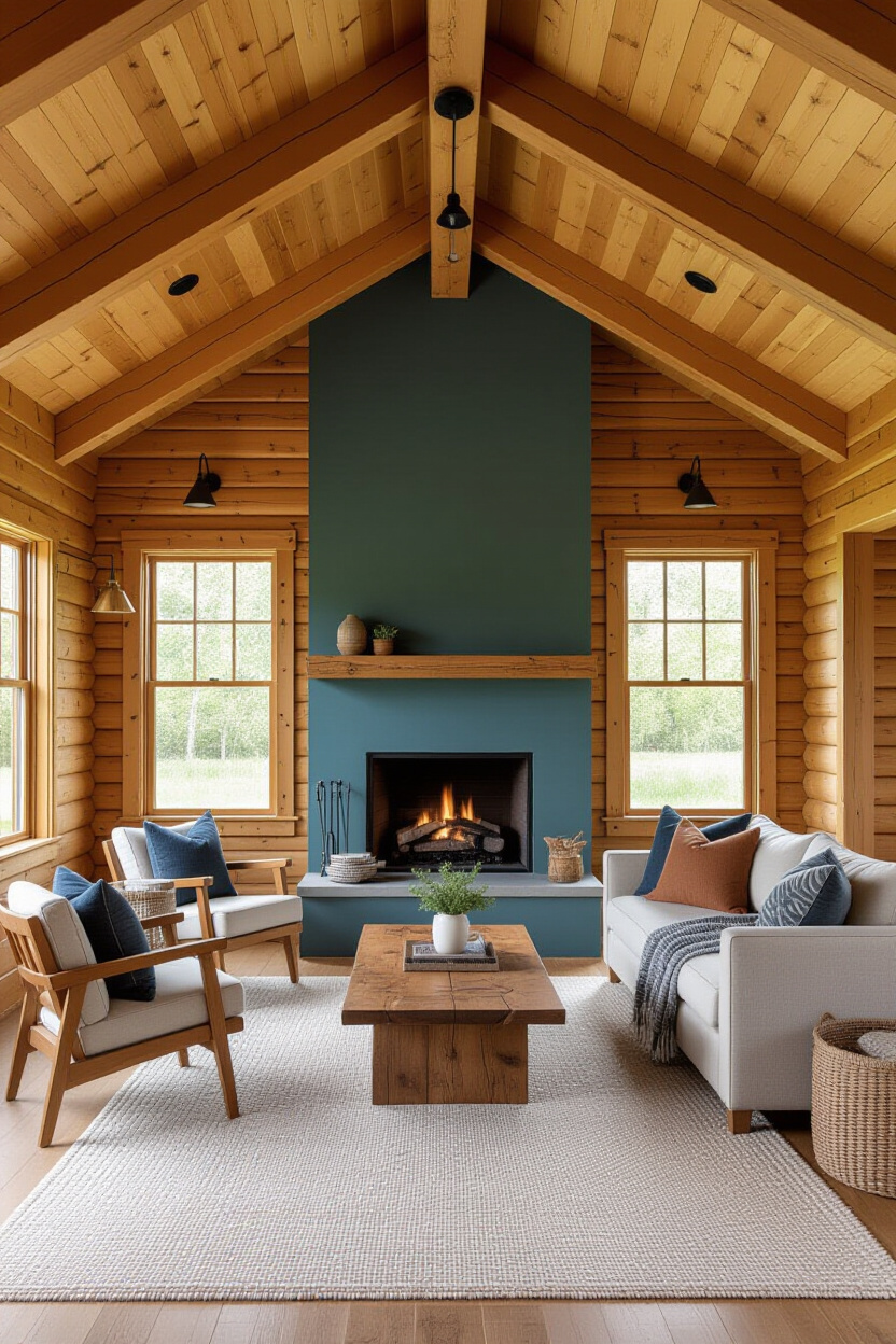 Log Cabin Paint Colors Interior Design: Harmonizing with Wood