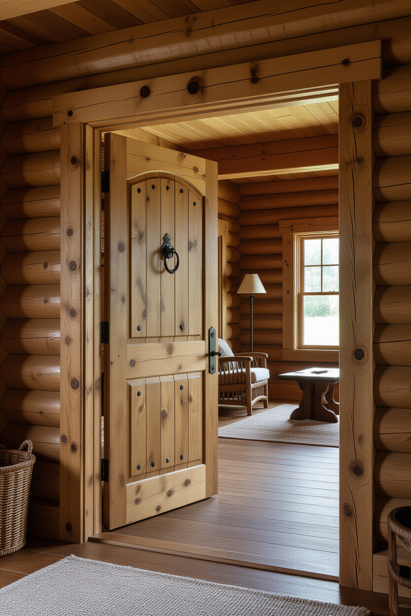 Log Home Interior Doors: Crafting Welcoming Transitions