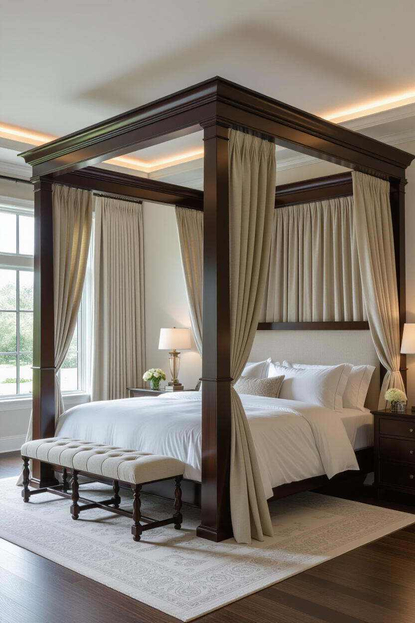 Luxury House Interior Design: Master Bedroom Retreats