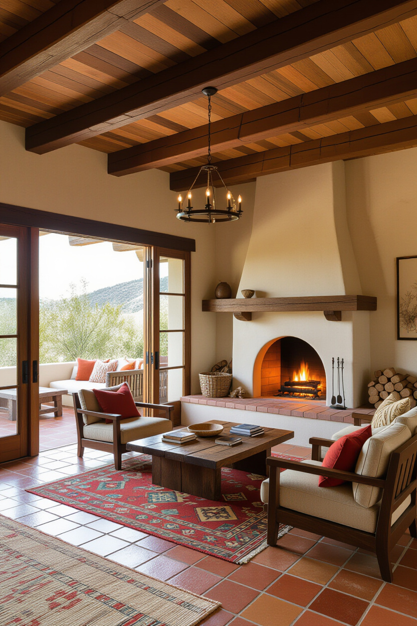 Mexican Farmhouse Decor Living Room Design