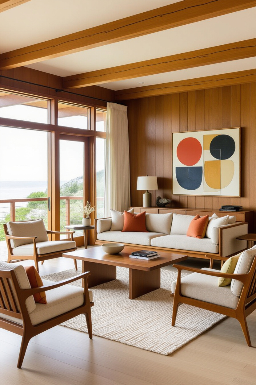 Mid Century Modern Beach House Decor: Timeless Coastal Design