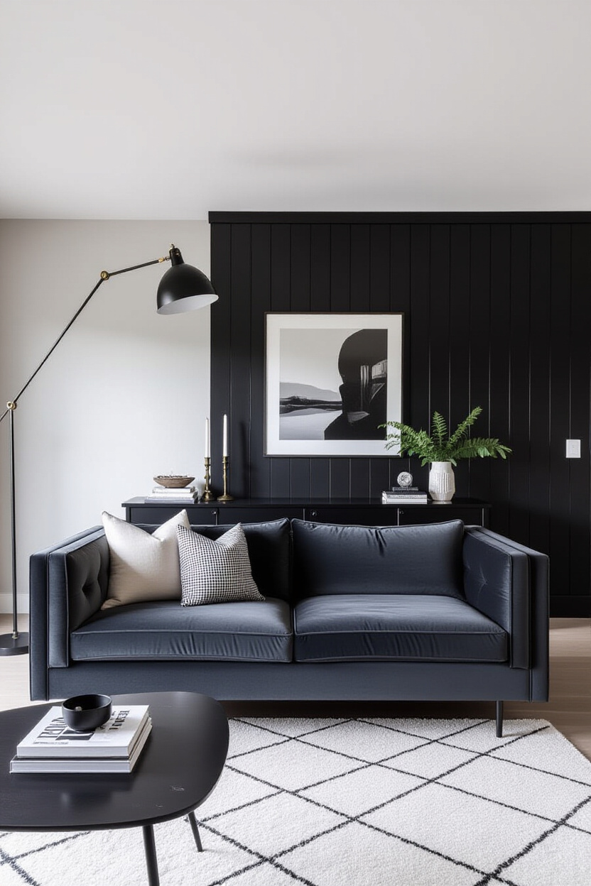 Modern Gothic Farmhouse Decor for a Bold Space