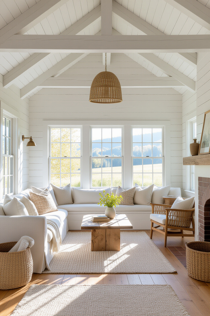 Painted Log Cabin Interiors: Transforming Traditional Spaces