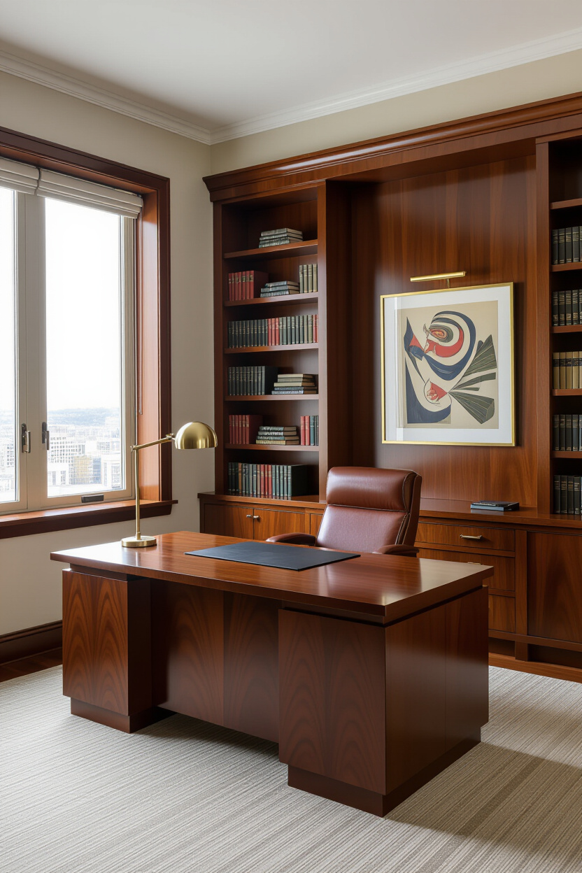 Professional Luxury in Modern Art Deco Office Design