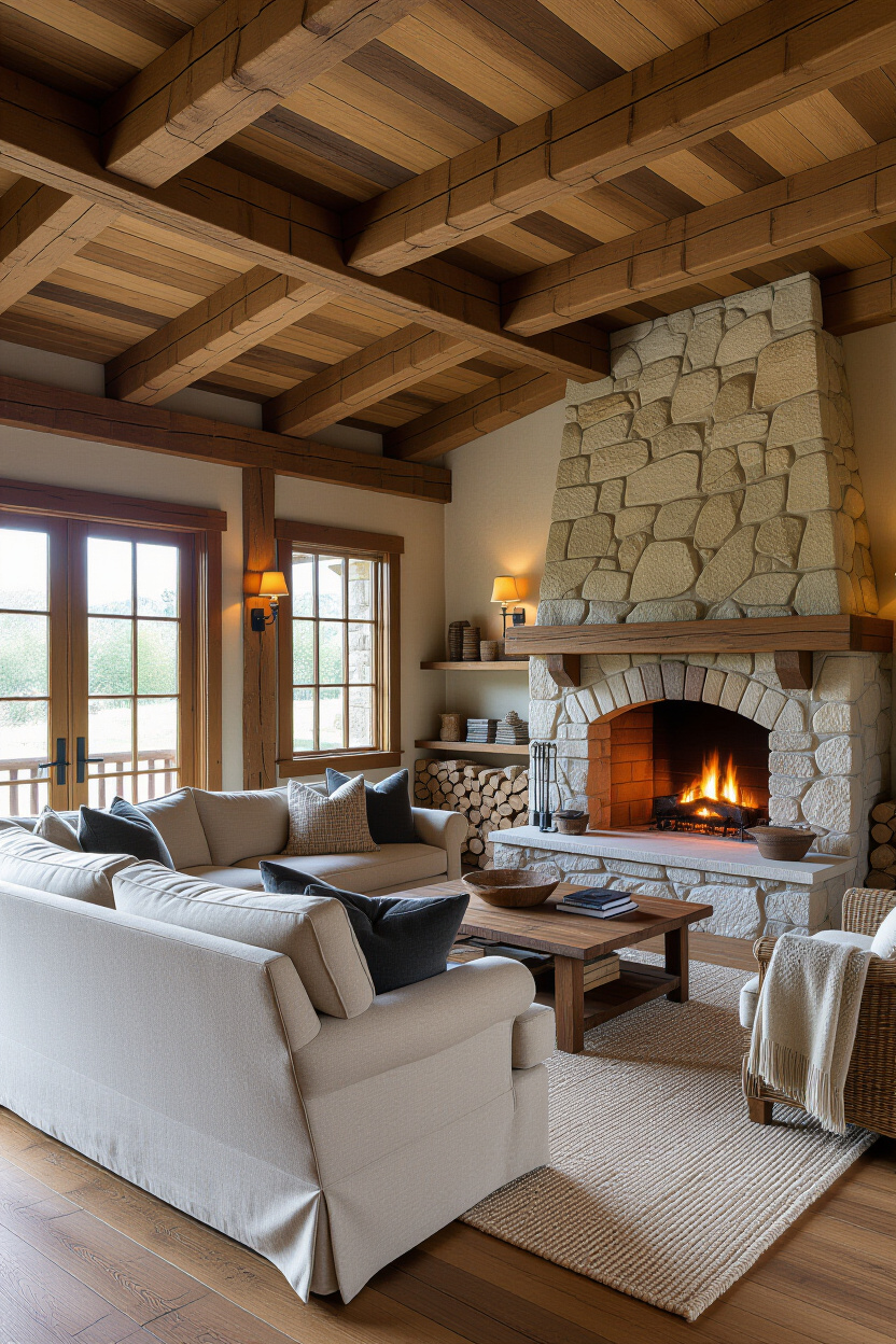 Rustic Country Home Decor: Crafting a Warm Living Room Look