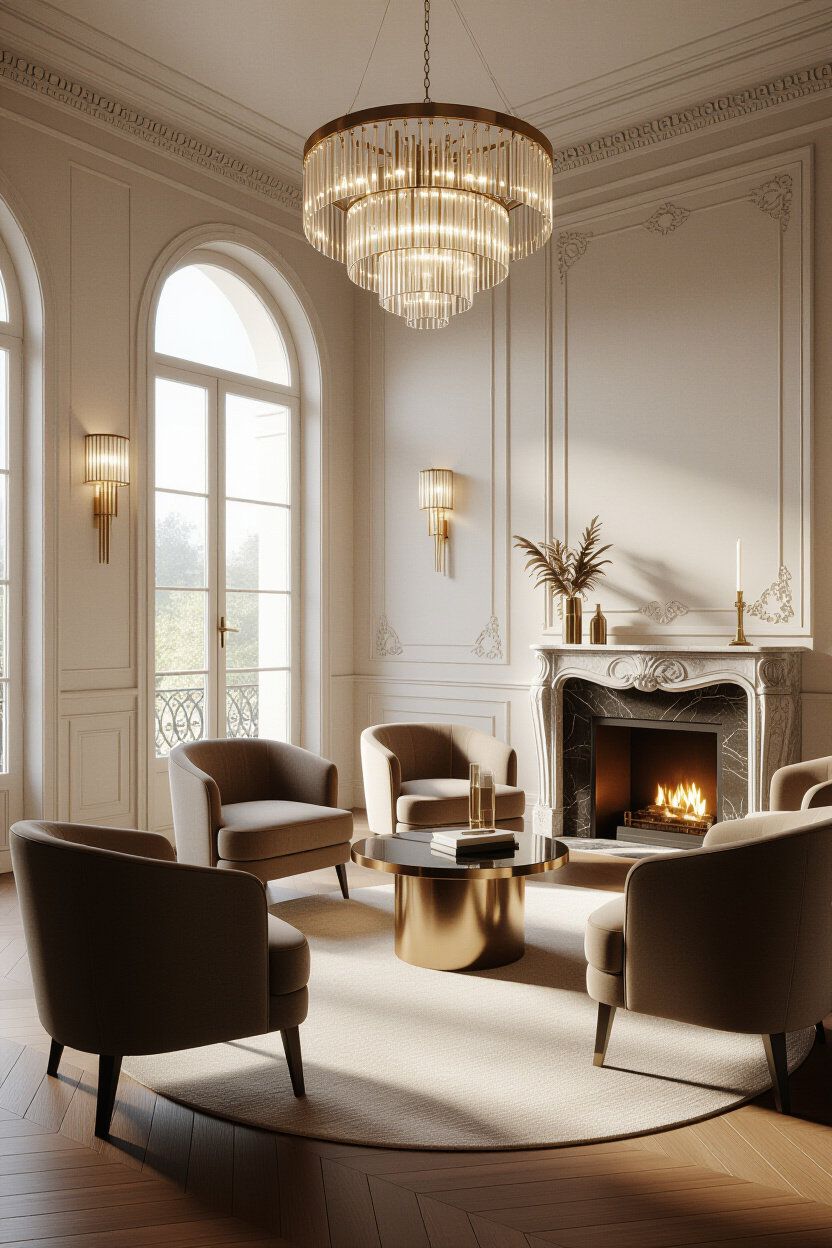 The Elegant Art Deco Salon Space