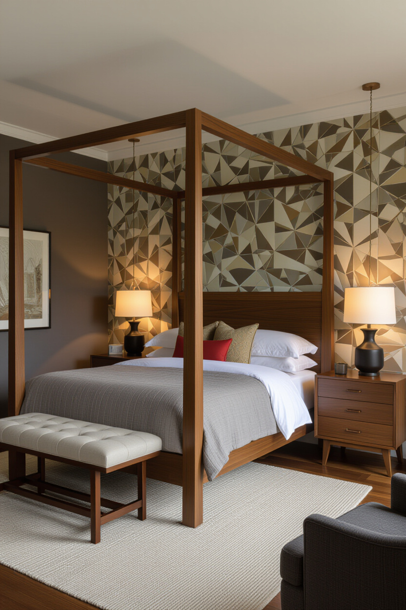 Traditional Eclectic Decor for Sophisticated Master Bedrooms