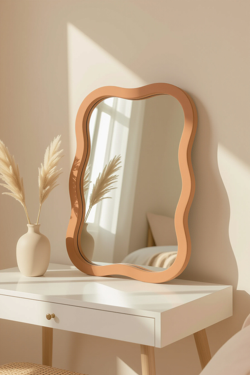 Aesthetic Mirror DIY Projects with Clay Frames