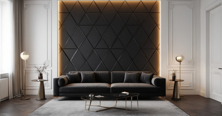 White Diamond Wall Panels