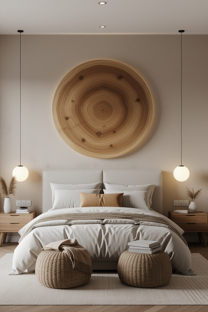 Bedroom Bliss: Styling with Circular Mirror Designs