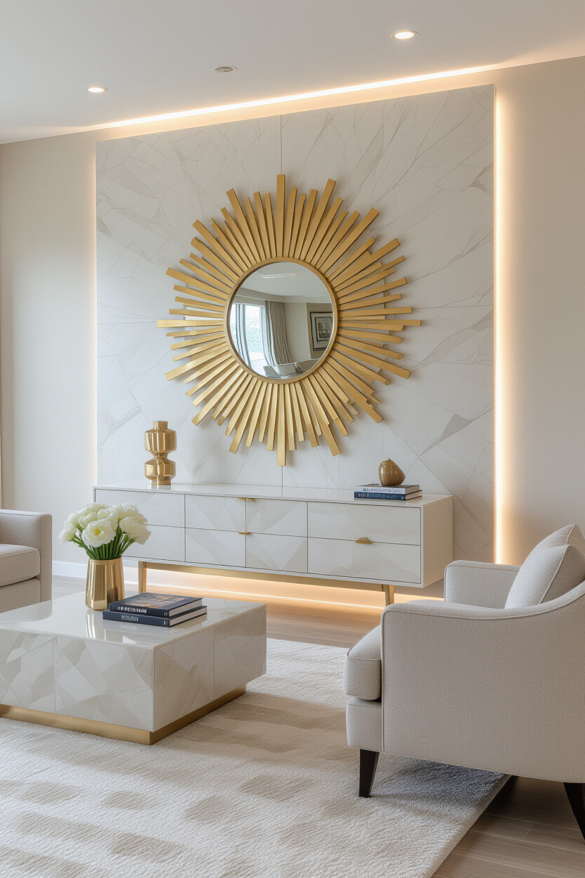 Beyond Basic: Unique Living Room Mirror Designs