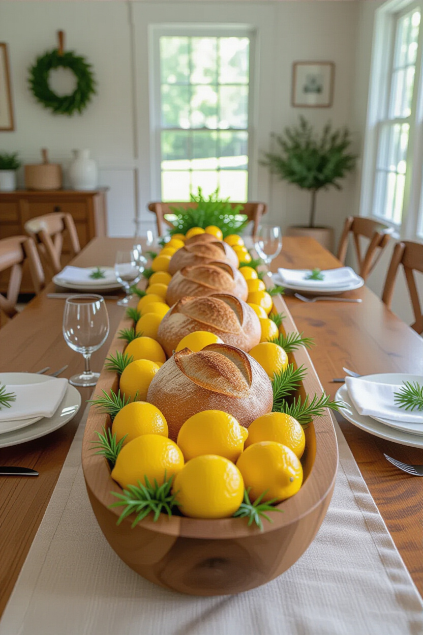 Bread Bowl Decor Centerpieces Aesthetic