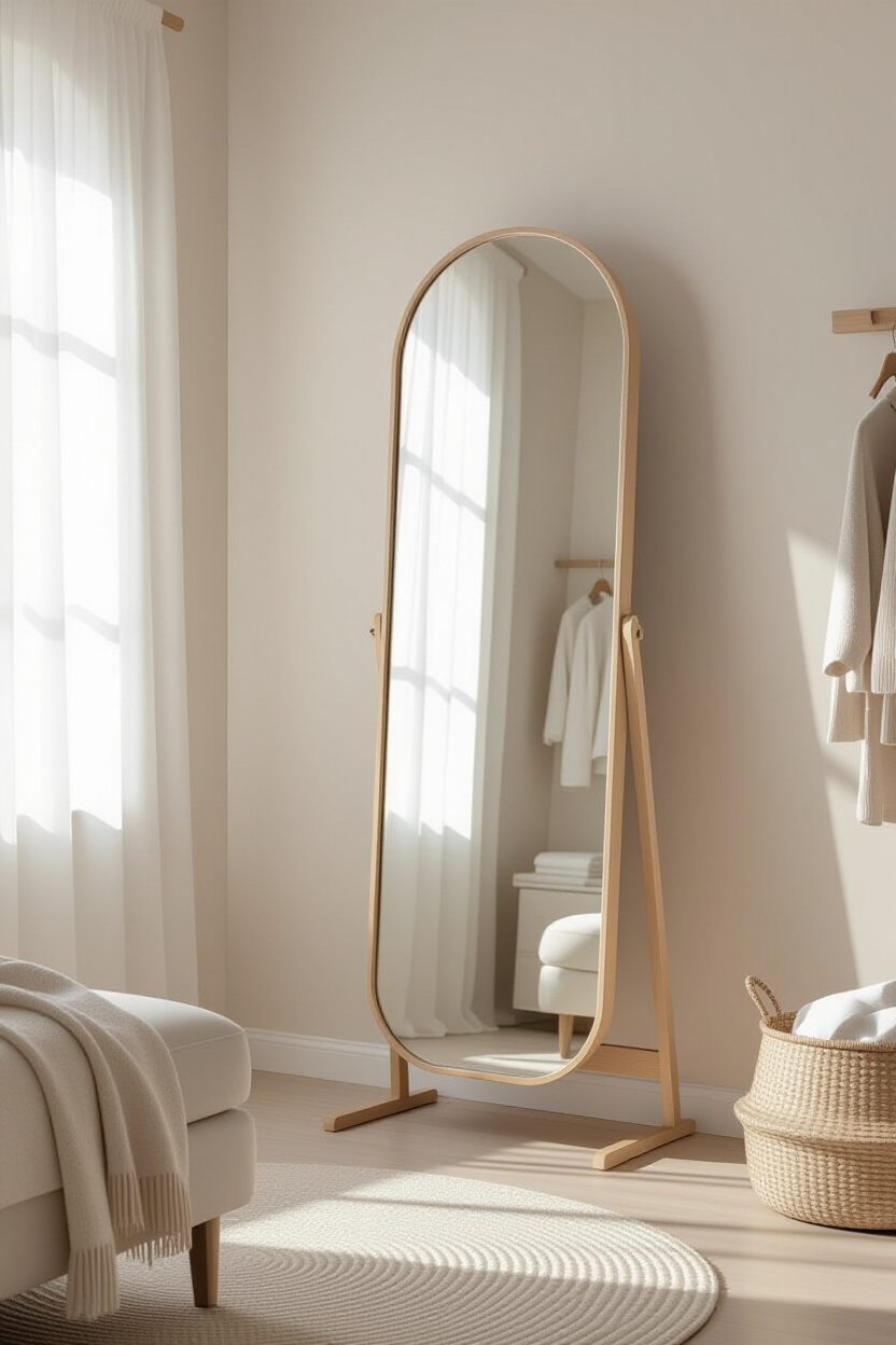 Chic Standing Mirror Decorating Ideas for Any Room