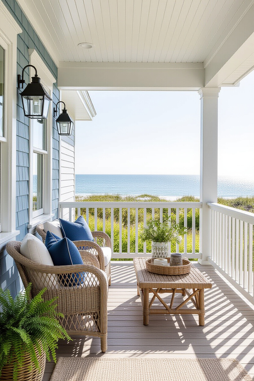 Coastal Spring Porch Decor: Breezy Aesthetics