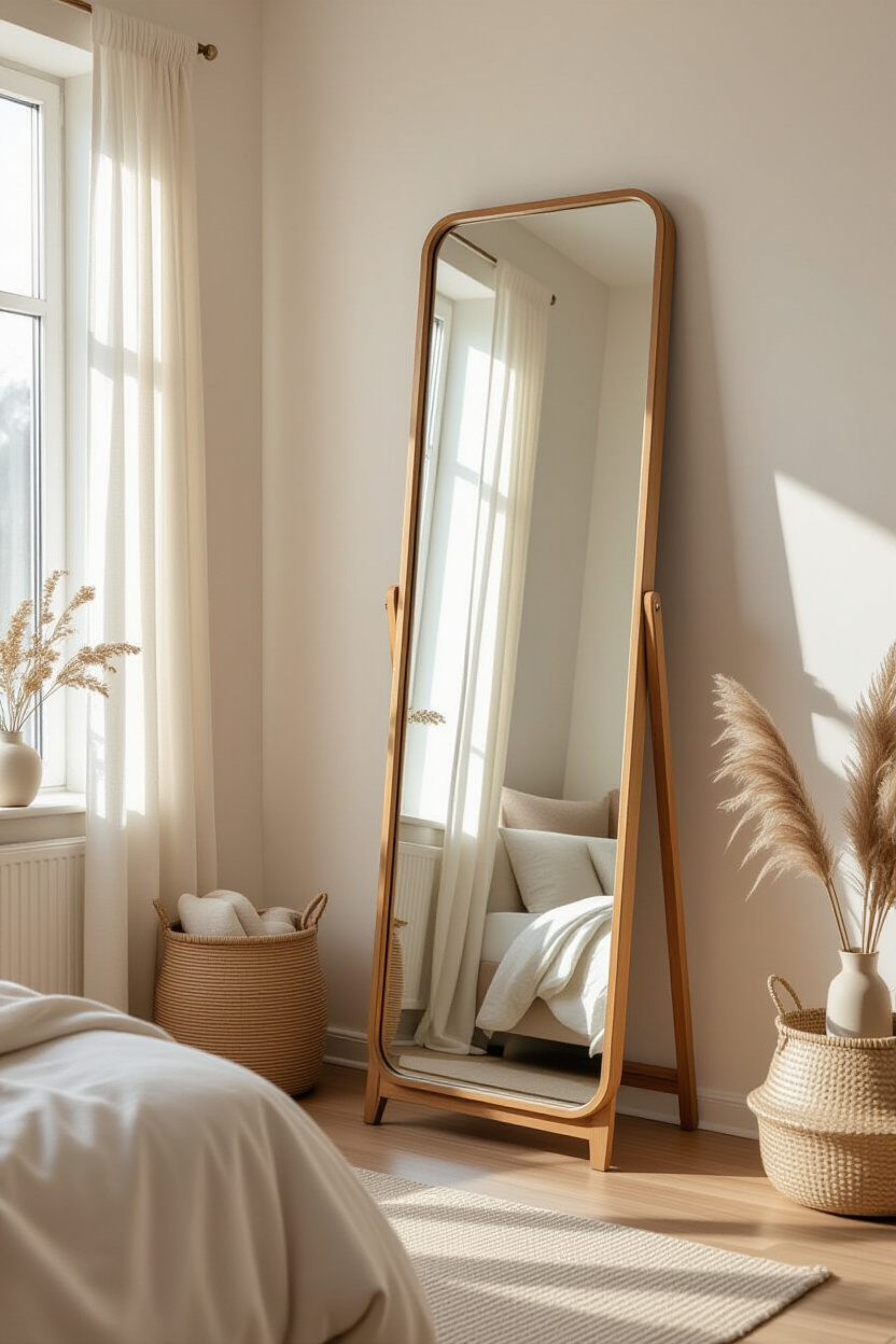 Creative Full Length Mirror Decor Ideas for Bedrooms