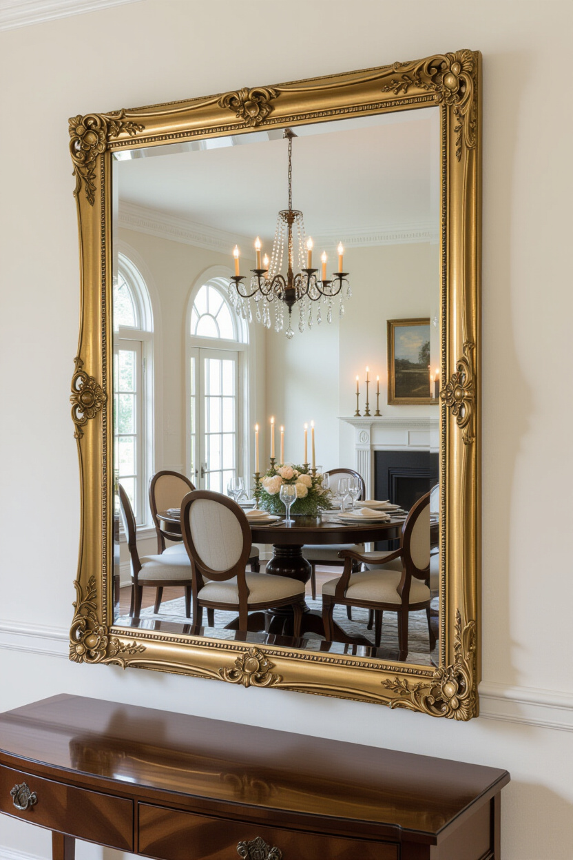Dining Room Mirror Ideas for Wall Decor