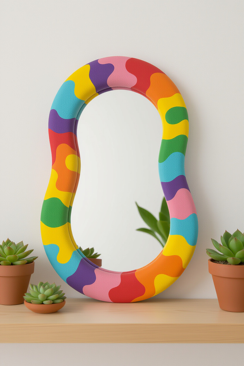 DIY Mirror Frame Ideas Using Easy Clay Crafts