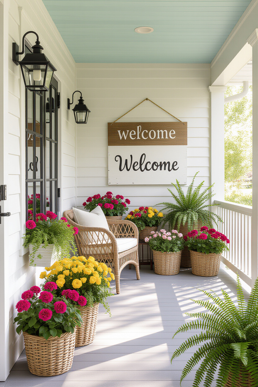 DIY Spring Porch Decor Ideas to Inspire